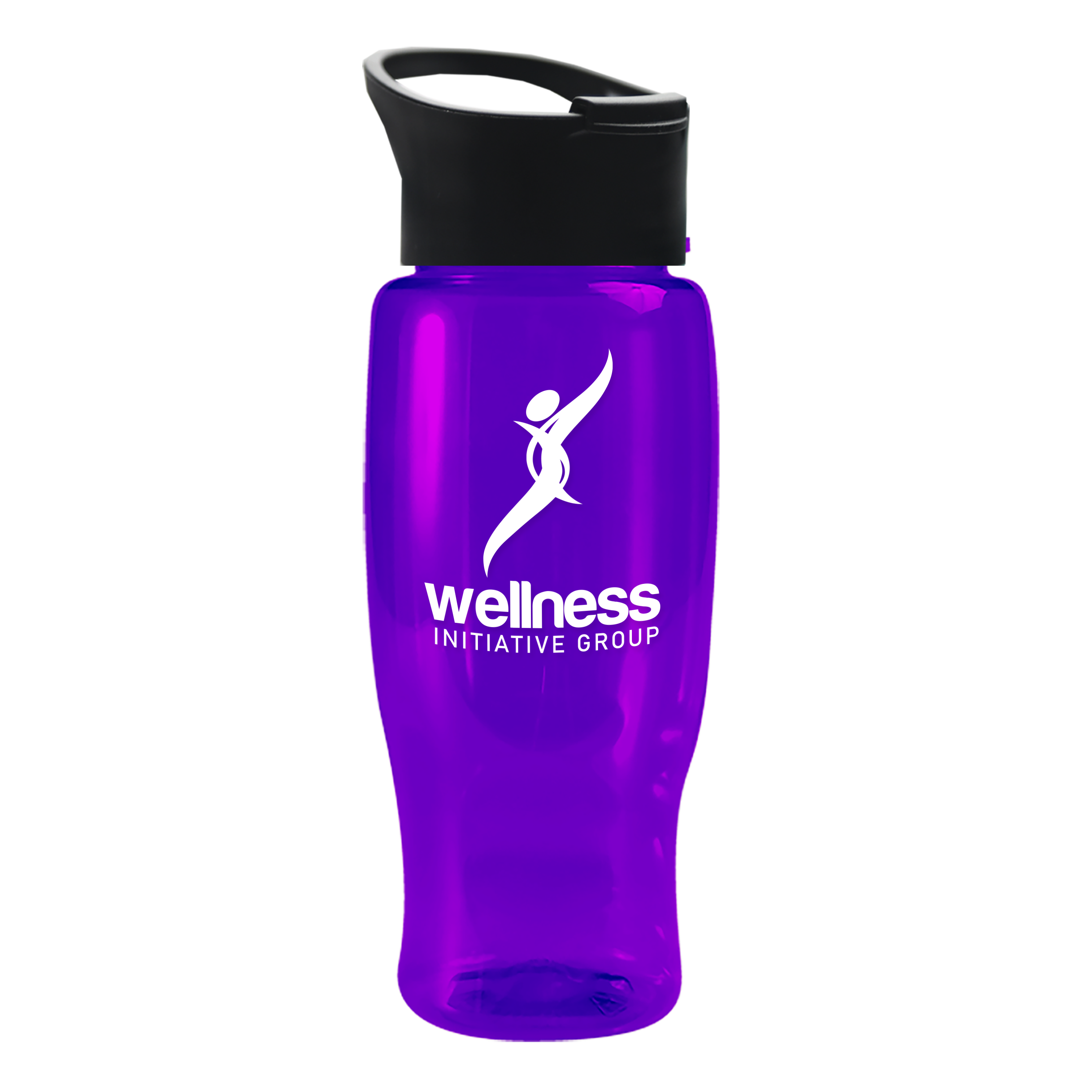 Poly+ Recycled Bottle with Pop-Up Lid - 27 oz.